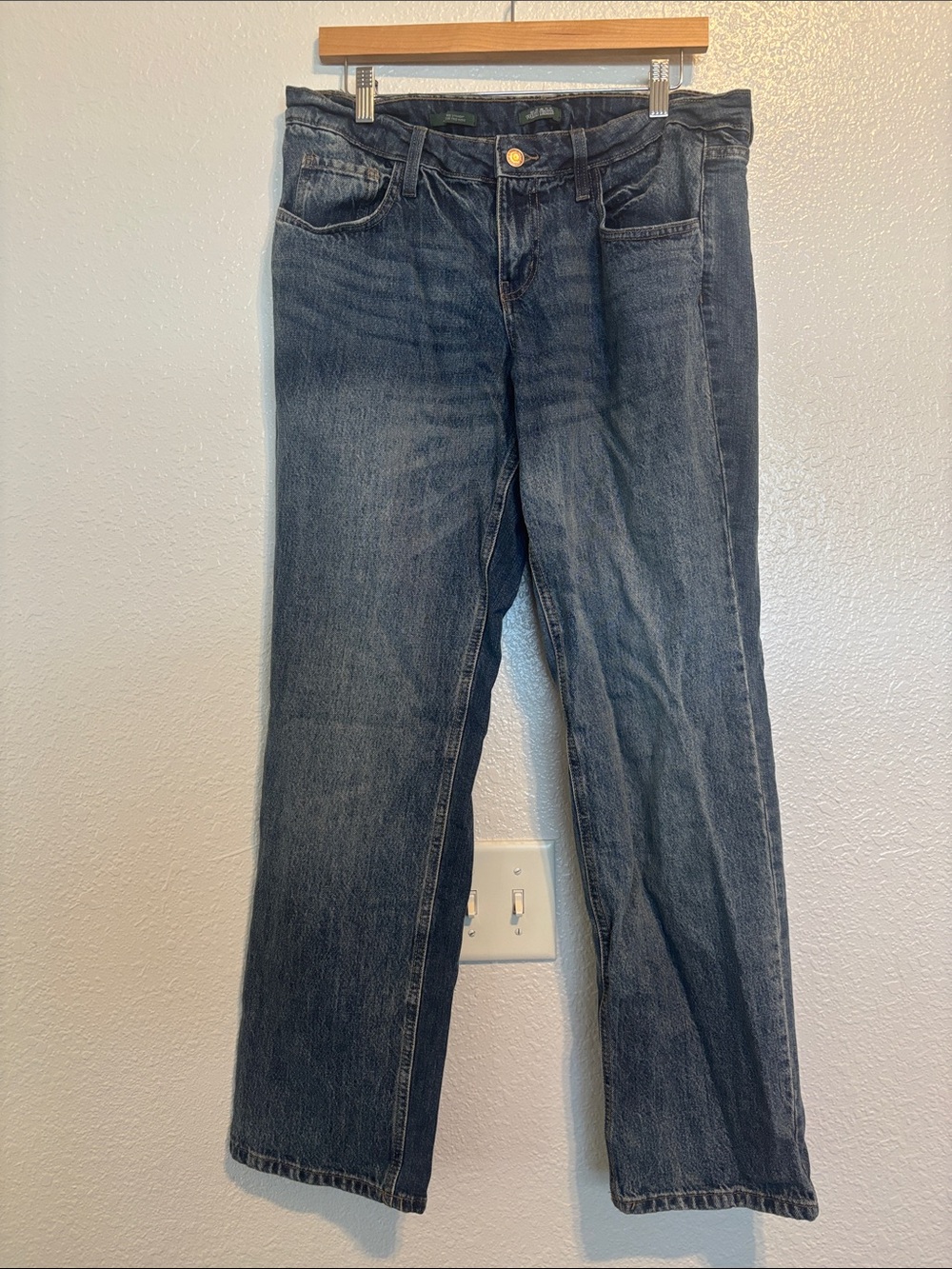 wild fable Women's Straight-Leg Jeans in Dark Wash